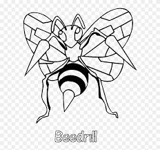 Visit our page for more coloring! Beedrill Pokemon Coloring Page Hd Png Download 597x706 6903498 Pngfind