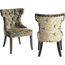 Pier One Has Some Amazing Peacock Inspired Furniture And Accessories Would Love This Chair In An Office Tufted Dining Chairs Dining Chairs Pier1