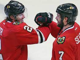 Brent seabrook and andrew shaw,. Si Vault Duncan Keith Brent Seabrook Nhl S Top Defense Pair Sports Illustrated