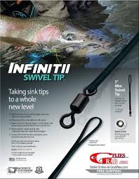 infinitii swivel tips, sink tips