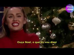 Miley Cyrus Santa Baby Traducao Legendado Youtube