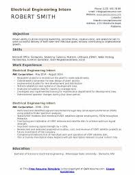 Here are a few suggestions for creating your own skills section: Electrical Engineering Intern Resume Samples Qwikresume