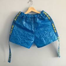 Ikea Frakta Bag Material Shorts Hand Made Vetements Inspired Depop If You Re Like Me You Reside And Breath Upcycling Kleidung Selbstgemachte Kleidung Tuch