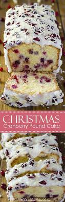 This makes this pound cake one of the best options for taking to a party or potluck. Christmas Cranberry Pound Cake Desserts Dessert Recipes Christmas Food