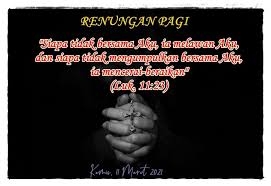 Renungan harian katolik, sabtu 27 februari 2021. Renungan Pagi Hari Ini Katolik