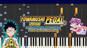 Love Hime Yowamushi Pedal Piano Tutorial with Midi Sheet and Lyrics |  Synthesia - YouTube