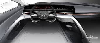 2020 Hyundai Elantra In 2020 Hyundai Elantra Car Interior Design Sketch Elantra