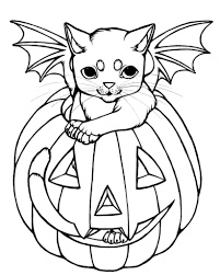 Click on the black and white image or link underneath to go to the halloween cat coloring sheet printable in pdf. Halloween Coloring Pages 130 Printable Coloring Pages