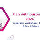 Plan with purpose for 2026 event image