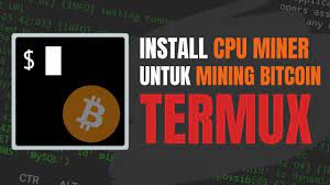 Cara Install Cpu Miner Di Termux Android Aplikasi
