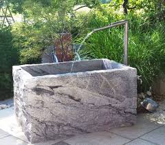Brunnen blau preis 1850 vb standort friesenheim möchte auf diesem wege ein unikat verkaufen. Granitbrunnen Pflanztrog Rechteckig Spaltrau 140x75x65