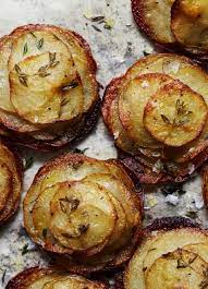 Potatoes And Tyme And Sea Salt Pommes Anna Recipe Recipes Food