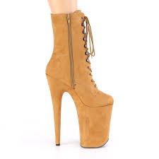 Regular price $99.00 handmade to order. Infinity 1020fs Pleaser Vegan Platform Lace Up Ankle Boot Camel Suede Schuh Grosshandel B2b Dealer For High Heels Wholesale