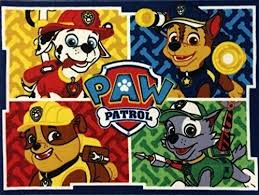 Paw Patrol Area Rug 31 X 44 Marshall Chase Rubble Rocky Paw Patrol Room Paw Patrol Room Decor Paw Patrol Bedding