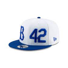 Jackie Robinson Brooklyn Dodgers White 9fifty Snapback Snapback Hats New Era Cap Nba Hats
