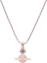 Vivienne Westwood Pink Candy Orb Pendant Necklace Womens Necklaces Necklace Pendant