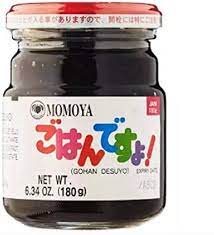 Momoya Gohan Desuyo Condiment 180g -A jar of Seasoned Seaweed Paste and Soy  Sauce to be Eaten with hot Japanese Rice. : Amazon.co.uk: Grocery