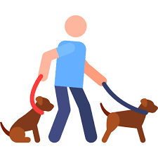 Walking The Dog Free Vector Icons Designed By Freepik Vector Free Free Icons Vector Icon Design