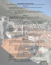 Hannes Haas Descendant Report