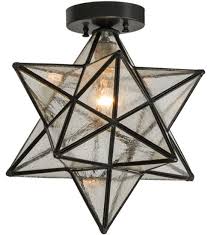 Meyda Tiffany Moravian Star 1 Light Flush Mount Star Light Fixture Contemporary Ceiling Light Moravian Star Light