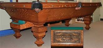 The Delaware Brunswick Balke Collender Co By Buffalobilliards Billiard Tables Pool Table Craftsman Style