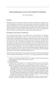 The federal constitution of malaysia is divided into 15 parts. Pdf Understanding Key Issues In The Federal Constitution Srimurugan Alagan Academia Edu
