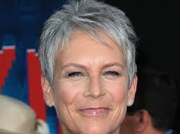 Jamie lee curtis rocking that snow white hair! How To Style Hair Like Jamie Lee Curtis Jamie Lee Curtis Hair Jamie Lee Curtis Haircut Jamie Lee