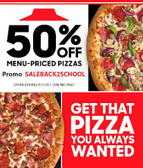 Pinned August 29th 50 Off Online At Pizzahut Via Promo Code Saleback2school Thecouponsapp Pizza Promo Pizza Hut Pizza