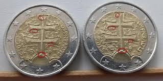 2 euro slovakia 2015 (unc). 2 Euro 2x Slovensko 2015 Stejna Chyborazba Aukro