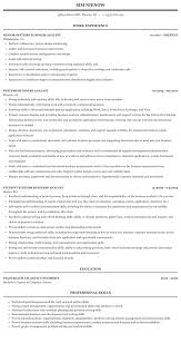 Systems Business Analyst Resume Sample Mintresume