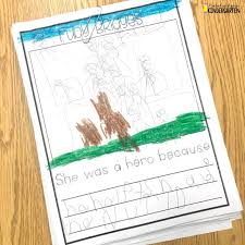 Download, print, and copy the coloring sheet (pdf) for ruby bridges, surrounded by love. place coloring sheets and crayons where children can use them when invited but will. What Is A Hero Project Black History Month Activities For Kindergarten