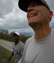 I joined Church by the Sea's “Northern Abaco Relief and Rebuild” team this  weekend measure homes and making material lists; as we made our way north  to help the remote communities on