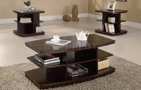 Check spelling or type a new query. Espresso Finish Modern Coffee Table W Optional End Table