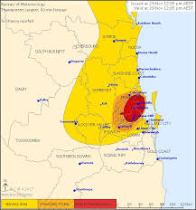 The bureau of meteorology issued the warning at 1.20pm. Facebook