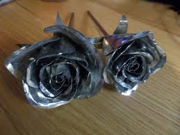 A metal is a material that, when freshly prepared, polished, or fractured, shows a lustrous appearance, and conducts electricity and heat relatively well. Metal Rose 12 Steps With Pictures Instructables