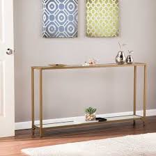 Belleterre Gold Console Table Rooms To Go Narrow Console Table Metal Console Table Glass Console Table