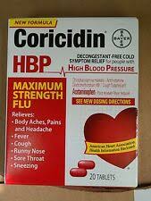 • it is safe to take otc medicines such as coricidin hbp, robitussin dm, mucinex . Coricidin Hbp Maximum Strength Flu Tablets 20 Count For Sale Online Ebay