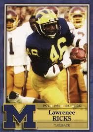 TK LEGACY MICHIGAN LAWRENCE RICKS #L196