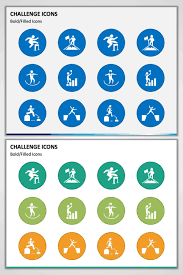 Challenge Icons Ppt Icon Free Ppt Template Powerpoint Icon