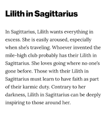 Lilithsagittarius