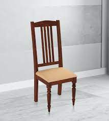 Images of wooden dining chairs. Buy Harleston Solid Wood Dining Chair In Honey Oak Finish Amberville By Pepperfry Online Shaker Dining Chairs Dining Furniture Pepperfry Product