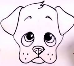 The images above represents how your finished drawing is going to look and the steps involved. Cute Dog Drawing Easy At Paintingvalley Com Explore Collection Of Cute Dog Drawing Easy