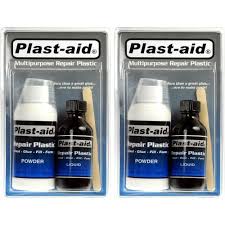 It's easily painted and can be used effectively with vinyl lettering and many adhesives. Buy 2 Pack Plast Aid Acrylic Pvc Abs Cpvc Plastic Repair Kit 2 X 6 Oz Kits 12 Oz Total By Plast Aid Online In Indonesia B018wl9qq2