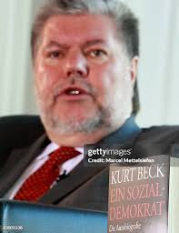 Kurt Beck, governor of the German state of Rhineland-Palatinate and... News  Photo