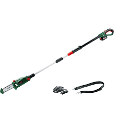 Oil level indicator and automatic chain lubrication preventing pruner from running dry. Bosch Universal 18v Long Reach Chainsaw Tree Pruner 1 X 2 5ah 06008b3170 3165140888134 Ebay