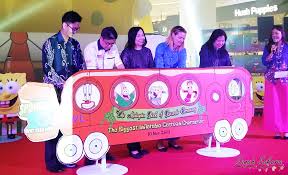 Places petaling jaya, malaysia purple cane tea restaurant at paradigm mall. Paradigm Mall Johor Bahru Celebrates Entry In Malaysia Book Of Records With The Biggest Inflatable Cartoon Character Jdt Blogger