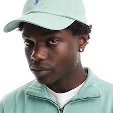 Polo Ralph Lauren icon logo twill baseball cap in light green