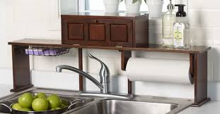 alcove over the sink organizer shelf