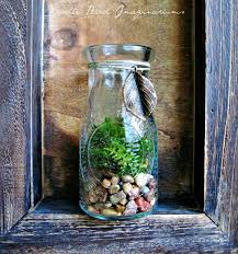 For a bigger scoop, cut off bottom of milk jug. Diy Miniature Terrariums Made From Upcycled Things