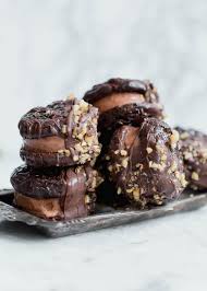 Ice cream, ice cream bar, ice cream cone, ice cream sandwich Gluten Free Dairy Free Brownie Ice Cream Sandwich Cookies Broma Bakery